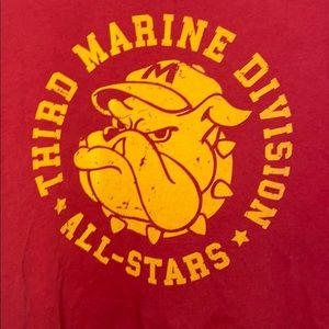 EFF Bulldog Graphic Tee  Red Size XL